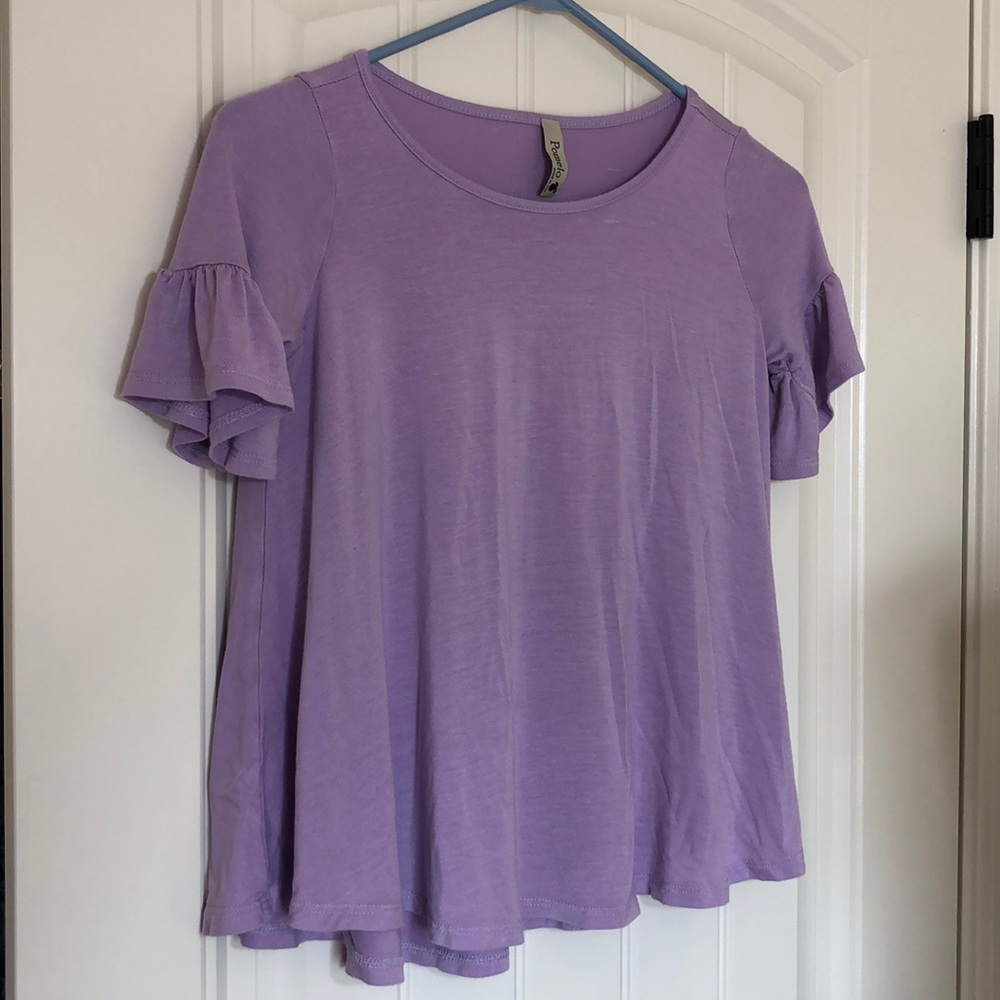 Pomelo girls lavender top